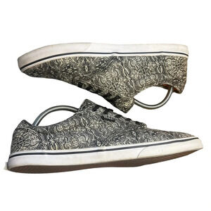 VANS‎ Atwood Low Paisley Henna Black white Canvas Sneakers Women's Size 11